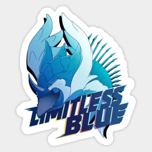 Limitless Blue Sticker